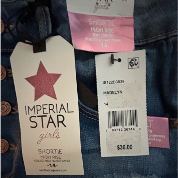 Adidas Red Tank w/Curve Sz L (14) & Imperial Star Shorts Sz 14 Retail $56 - Picture 7 of 8